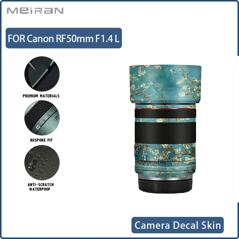 

Camera Skin For Canon RF50mm F1.4 L VCM Sticker Decal Skin Camera Lens Vinyl Wrap Film Protector Coat Customizable ﻿
