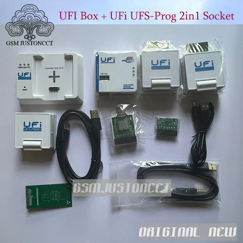 

Оригинальный новый полный комплект UFI Box 2025 года, UFi UFS-Prog ToolBox (UFS BGA 153/254) UFi Box Поддержка eMMC FBGA 153/169/162/186/221/254