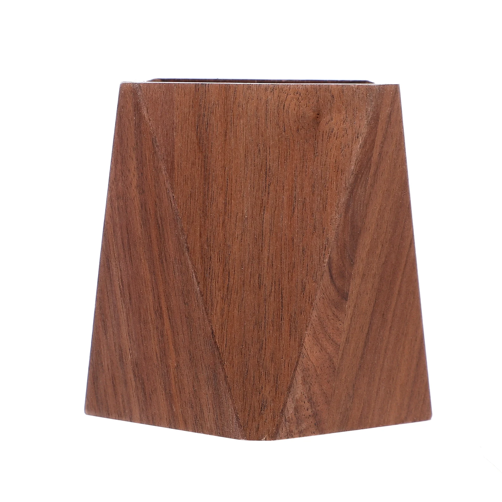

1pc Wooden Pen Holder Creative Desktop Storage Smooth Natural Texture Fine Craftsmanship Office Decor Gift Idea