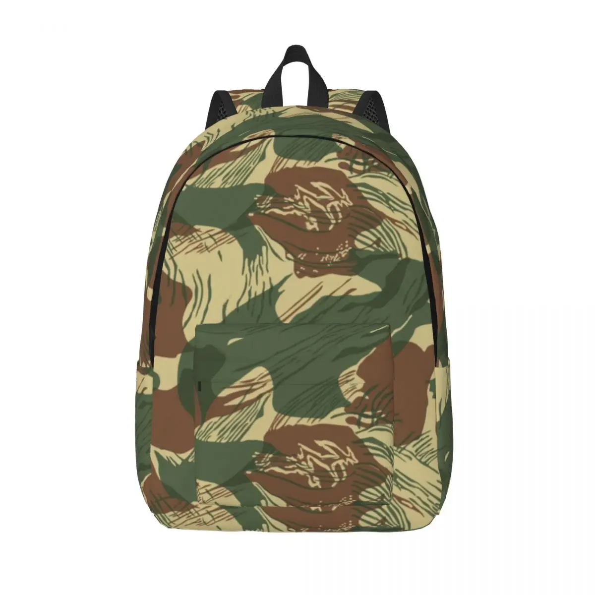 

Rhodesian Brush Stroke Camouflage Student Backpack School Bag Hiking Travel Daypack for Boys Girls Bookbag Shoulder Bags