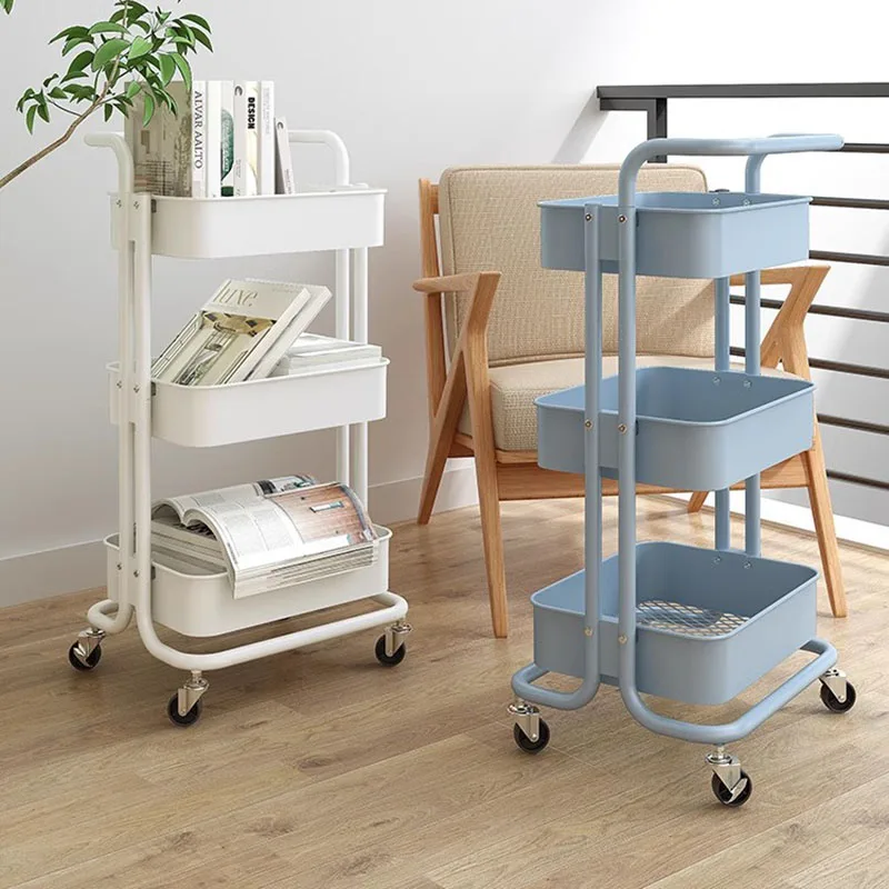 

Grocery Trolley Cart Food Candy Tool Storage Rack Kitchen Trolley Shopping Salon Carro Organizador Con Ruedas Kitchen Furniture