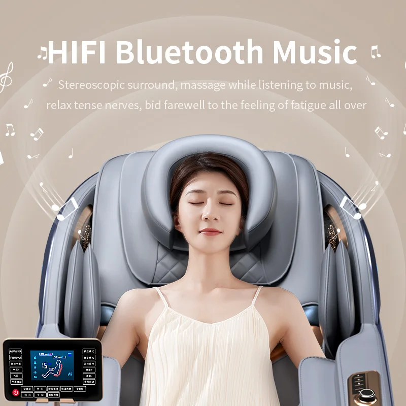 Jare H6 New Model Home Office Furniture Electric Heating Kneading Cheaper Price Luxury Zero Gravity Recliner Massage Chair