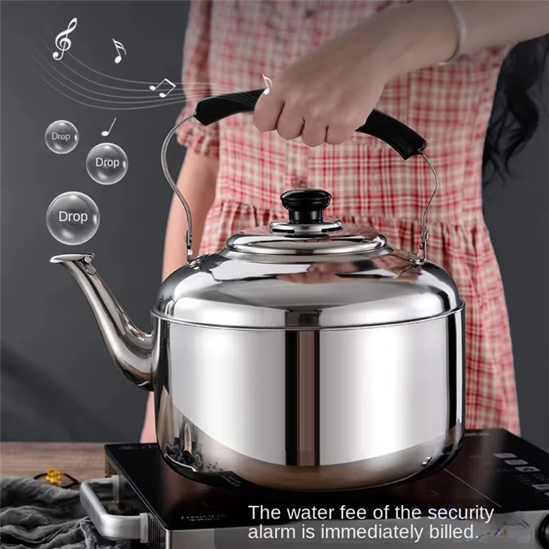 

AC93-304 Stainless Steel 3L Kettle For Home - Large Capacity With Audible Boil Signal