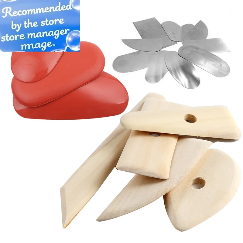 

Деревянный набор глины ручной работы, керамика, ремесло, формовочный скребок, инструменты для полимерной скульптуры, набор керамики для сухой воздуха, принадлежности для самостоятельного изготовления