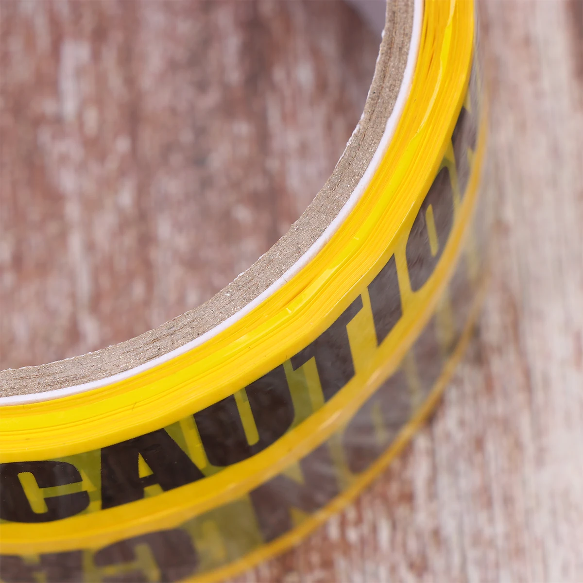 

2pcs Caution Warning Safety Tape Self Adhesive Sticker Yellow Floor Wall Pipe Equipment Marking Barrier Traffic