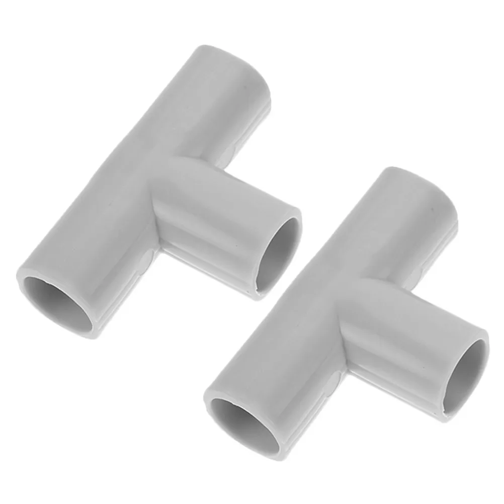 2Pcs Playpen 3-Way Tee Connectors Pipe Fitting Accessories for Baby Playpen Fence Assembly Elegant Design Easy Install