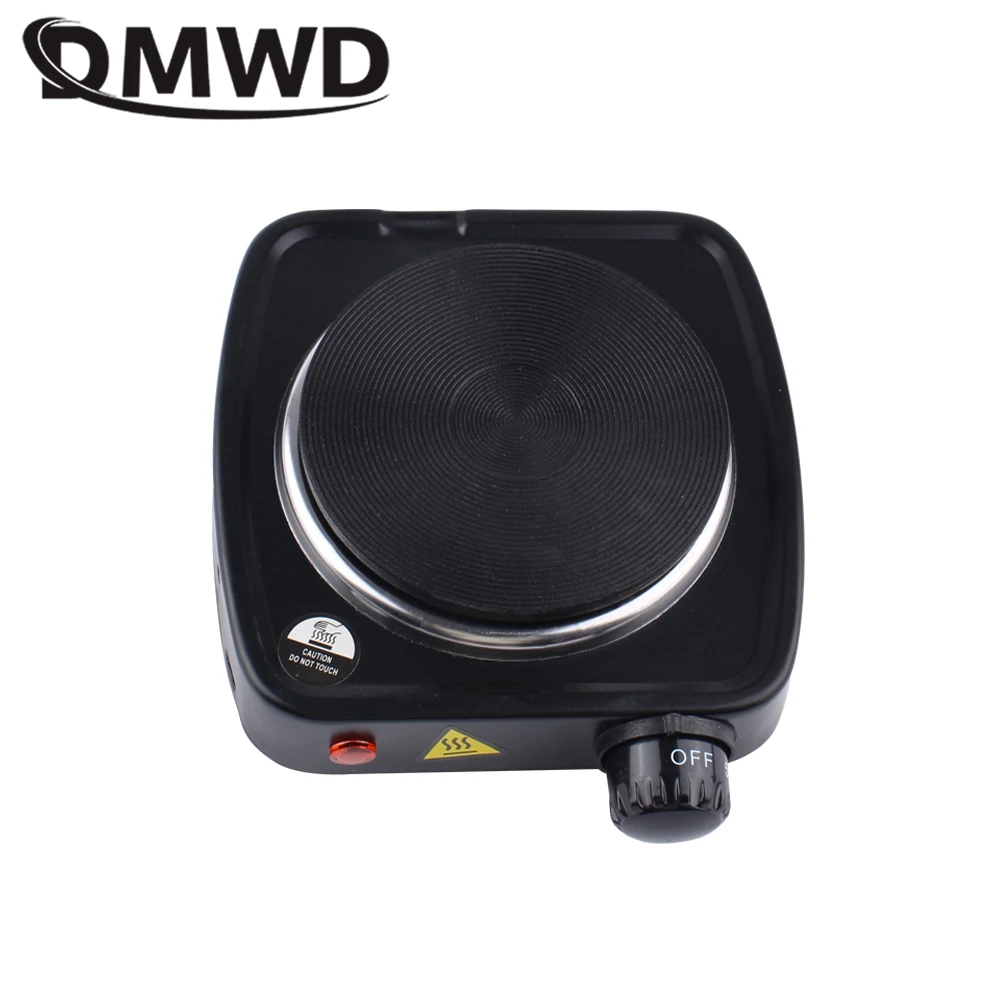 DMWD stufa elettrica Mini piastra riscaldante piastra riscaldante per uso domestico bollitore per tè portatile fornello per caffè fornello elettrico 220V