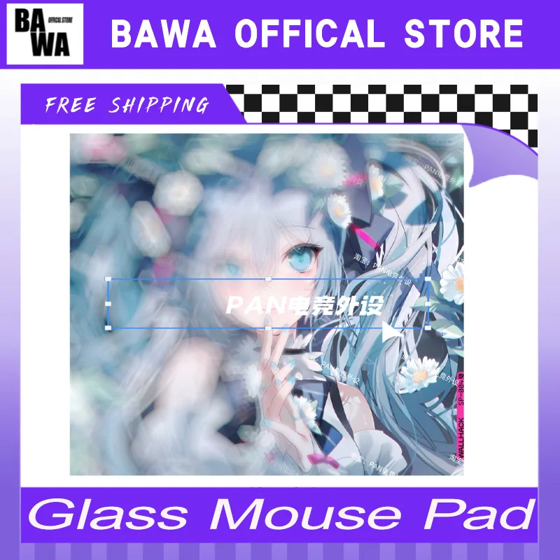 

Wallhack 4.0 Summer Glass Mouse Pad Coated Full Coverage Primer 490x430mm Mousepad Gaming Large Desk Mat Limited Edition Gifts