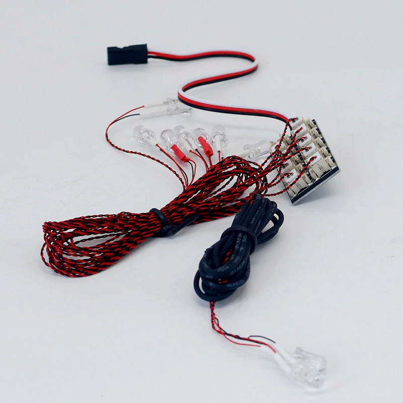 RC 1/14 Special LED Light System for Tamiya Hydraulic Excavator Loader Dump Truck for SCANIA MAN VOLVO Trailer Tipper DIY Parts
