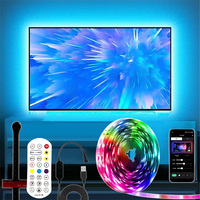 Tv Led Backlight Camera Ambilight Tv Kit Smart Environment Rgbic Led Tape Lights Strip For Tv Synchronization 5V 3.8M 5M String