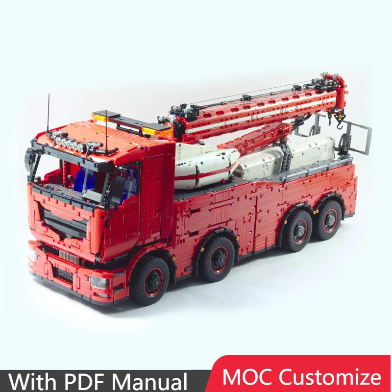 

Hot 10180 PCS MOC City Engineering Tow Truck Model Technology Building Block Children Creative DIY Assembly Toy Christmas Gifts