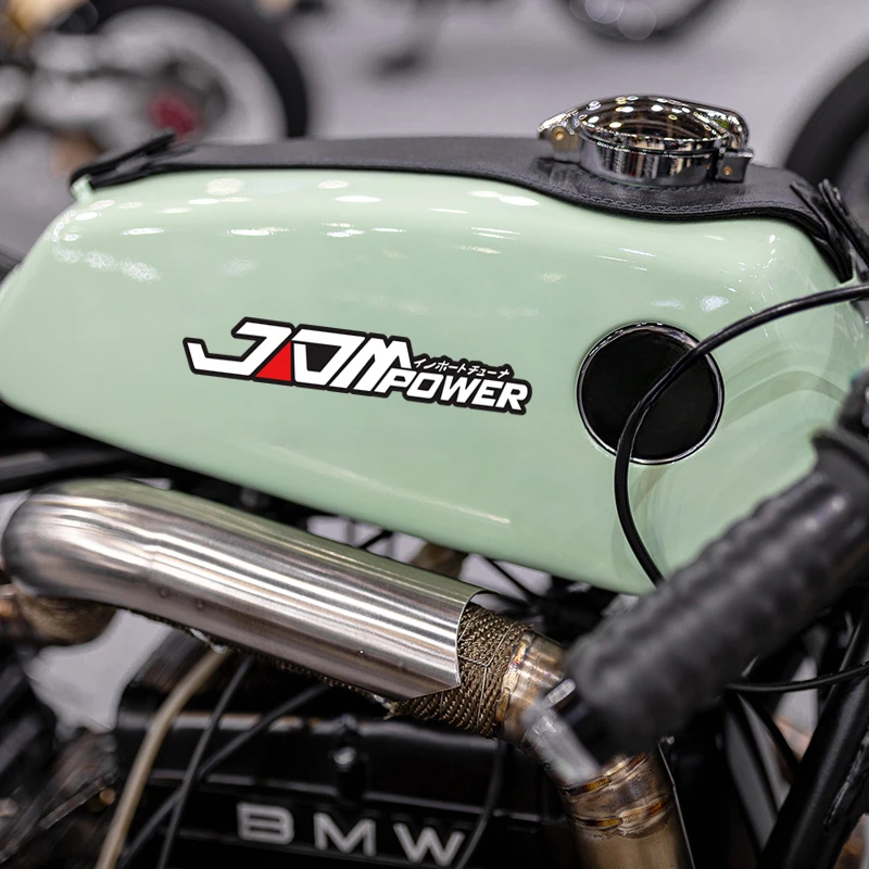 

Виниловые наклейки JDM POWER: водонепроницаемые, прочные стикеры для мотоциклов, топливных баков, передних обтекателей, боковых панелей, электроскутеров