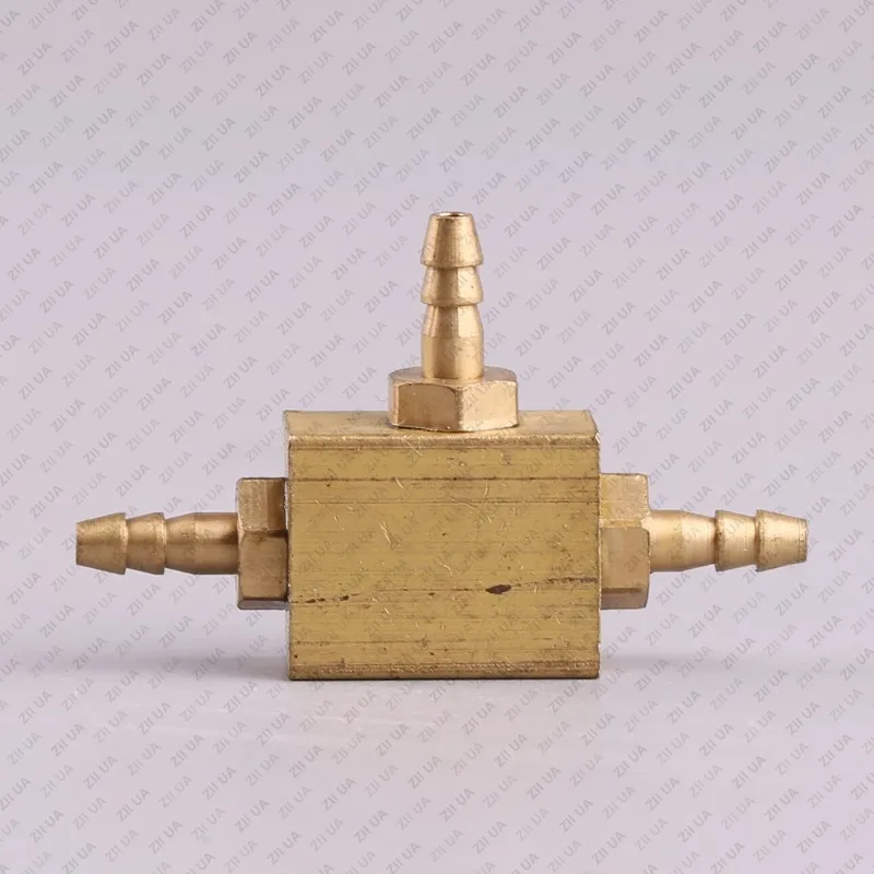 Copper Oil Tee Integrated 3-way Oil Pipe Connector - Leak-Proof for Methanol & RC Engine Model Universal