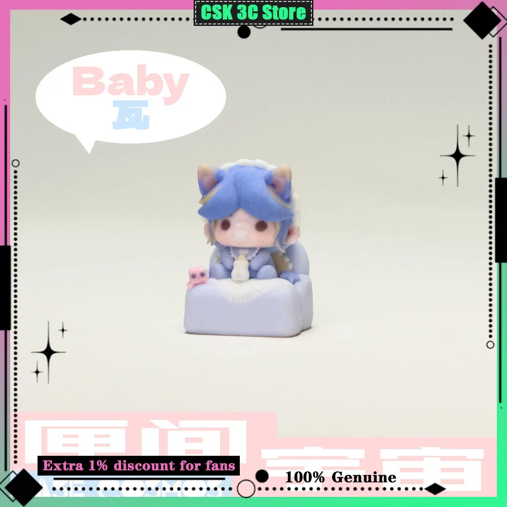 Valorant Baby Agent Theme Keycap 3D Artisan MX Stem ESC Custom Original Handmade for Personalized Mechanical Character Keycap