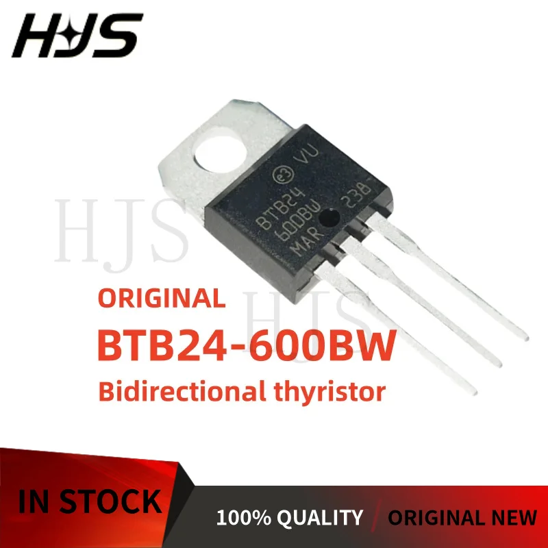 10/30PCS Original New BTB24-600BW BTB24600BW BTB24 600BW TO-220 bidirectional thyristor 24A 600V