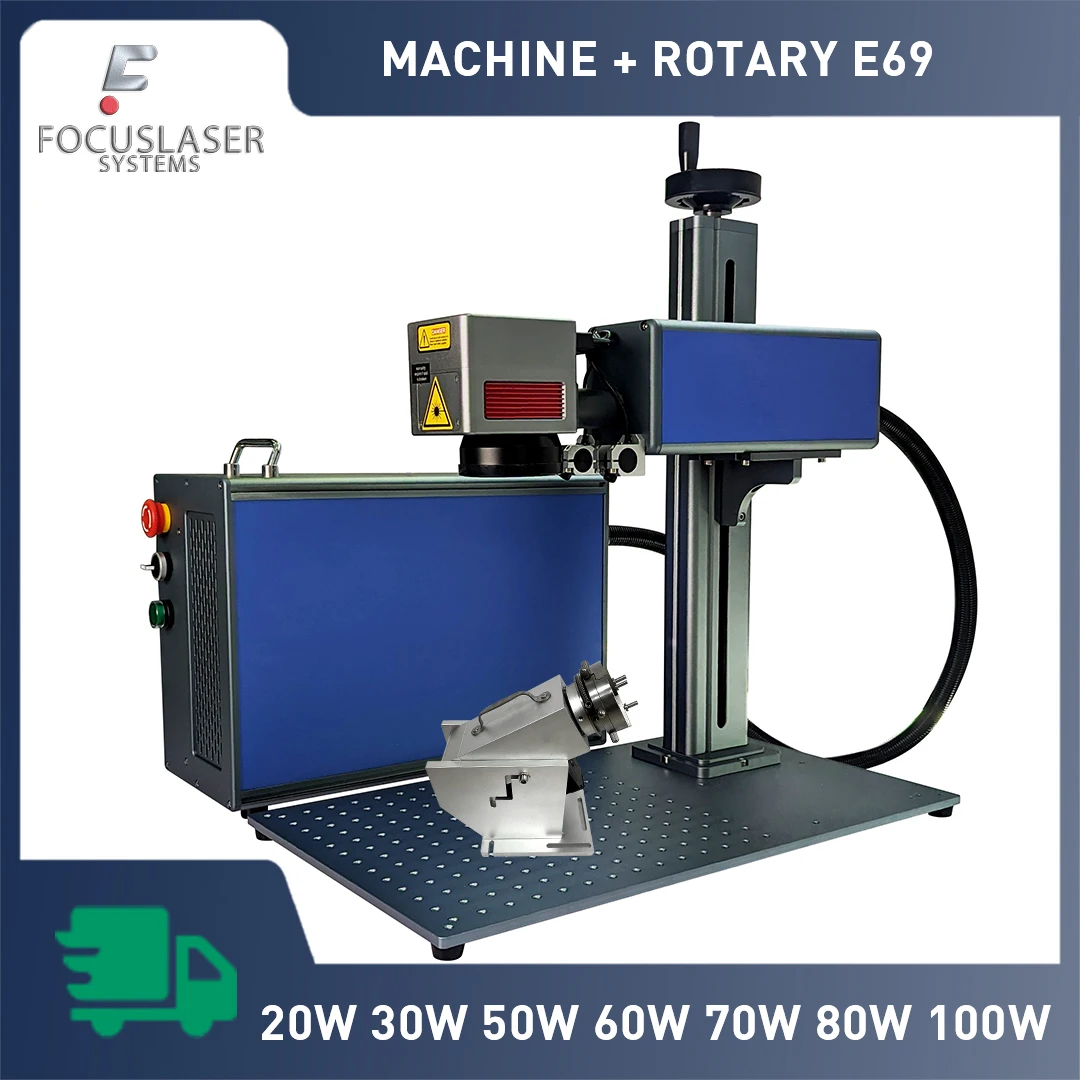 Raycus Jpt Mopa M7 Fiber Laser Marking Machine 20W 30W 50W 100W Engraving Ring Pendant Bracelet Jewelry Gold Silver Metal