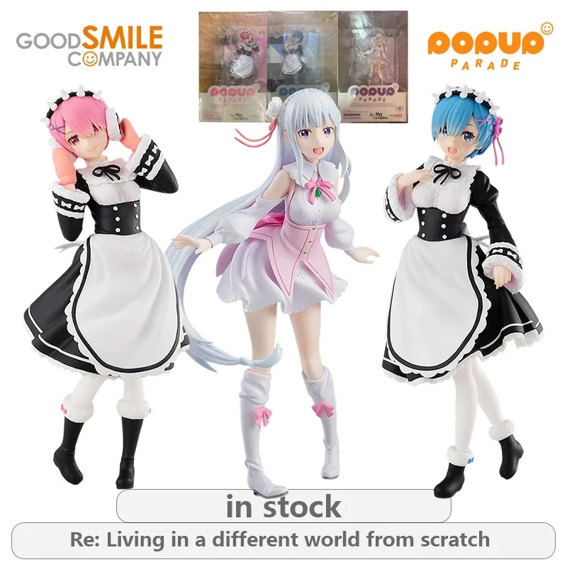 

GSC Original POP UP PARADE Re: Living in A Different World From Scratch Series Ram\Amelia Not Movable Figure Statue Model Toys
