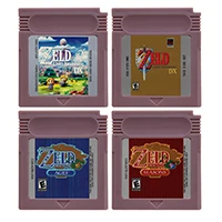 Gbc spiel kassette zzelda serie orakel von alters zeiten links erwachen 16 bit videospiel konsolen karte