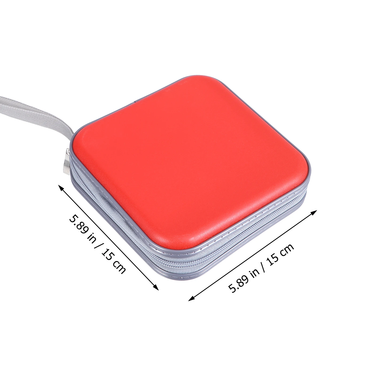 40 Capacity Plastic CD Bag Large CD Storage Case Portable DVD Holder Dust Proof Scratch Resistant Wallet