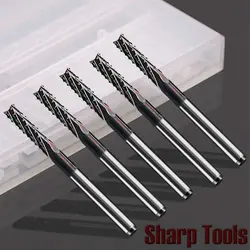0.4-3.175mm PCB Corn Milling Cutters Router Bit Micro CNC Cutting Tools Coating Tungsten Steel Carbide Endmill for Wood Machine