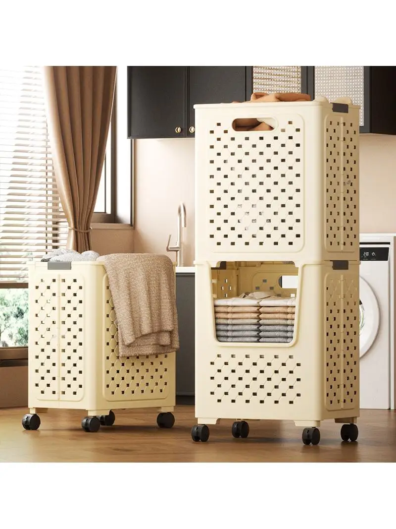 

Стильная складная корзина для белья, органайзер для хранения грязной одежды, сетчатая корзина для белья в ванную комнату