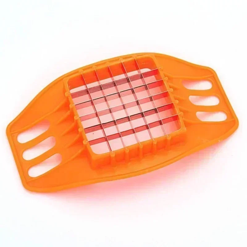 1 Pcs Kitchen Tool Cooking Gadgets Stainless Cutter Slicer Masher Steel Potato Vegetable Cutting Device Square Slicers Cut Fries
