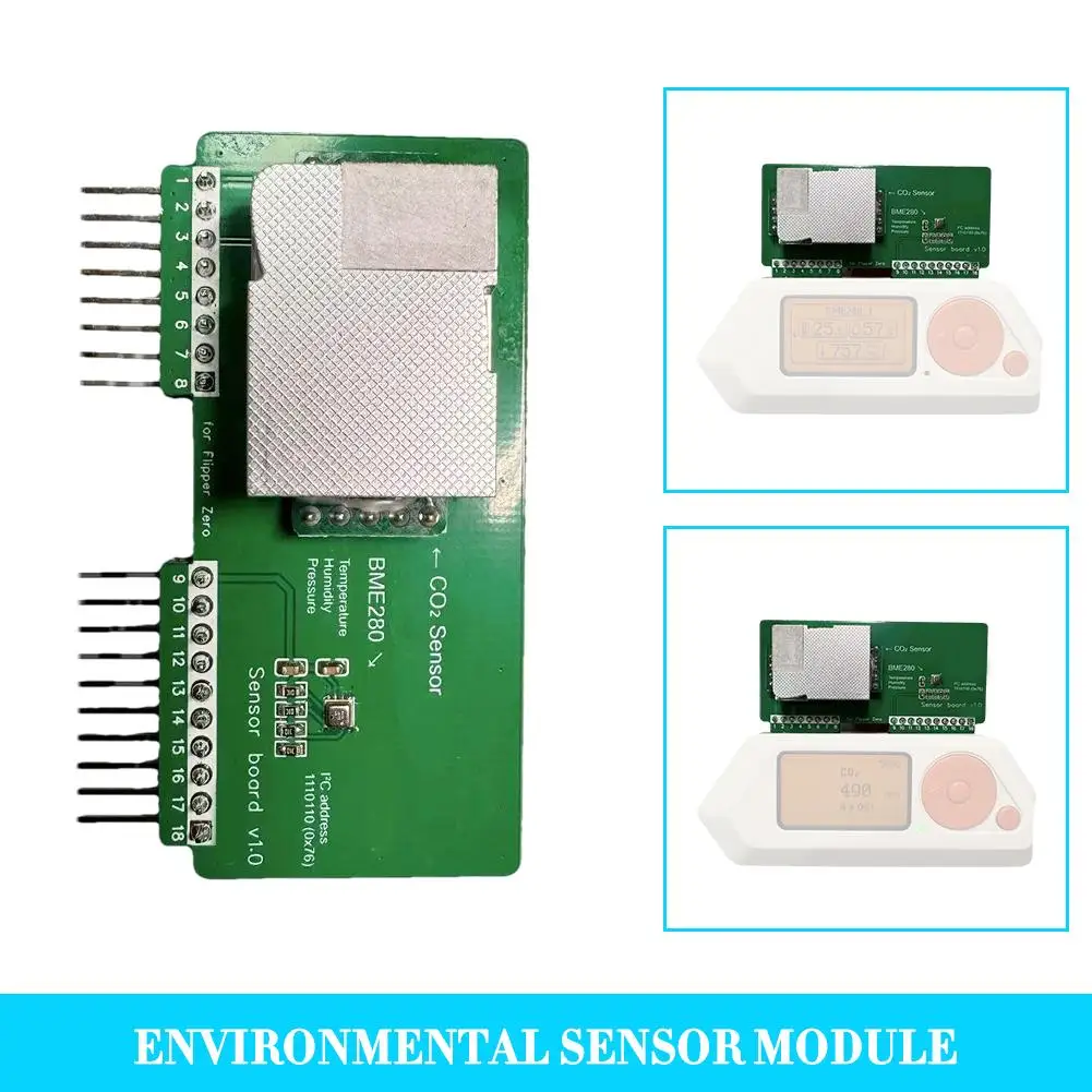 Módulo Sensor Ambiental Devboard para Flipper Zero, Modificação Development Board, Acessórios, 2024