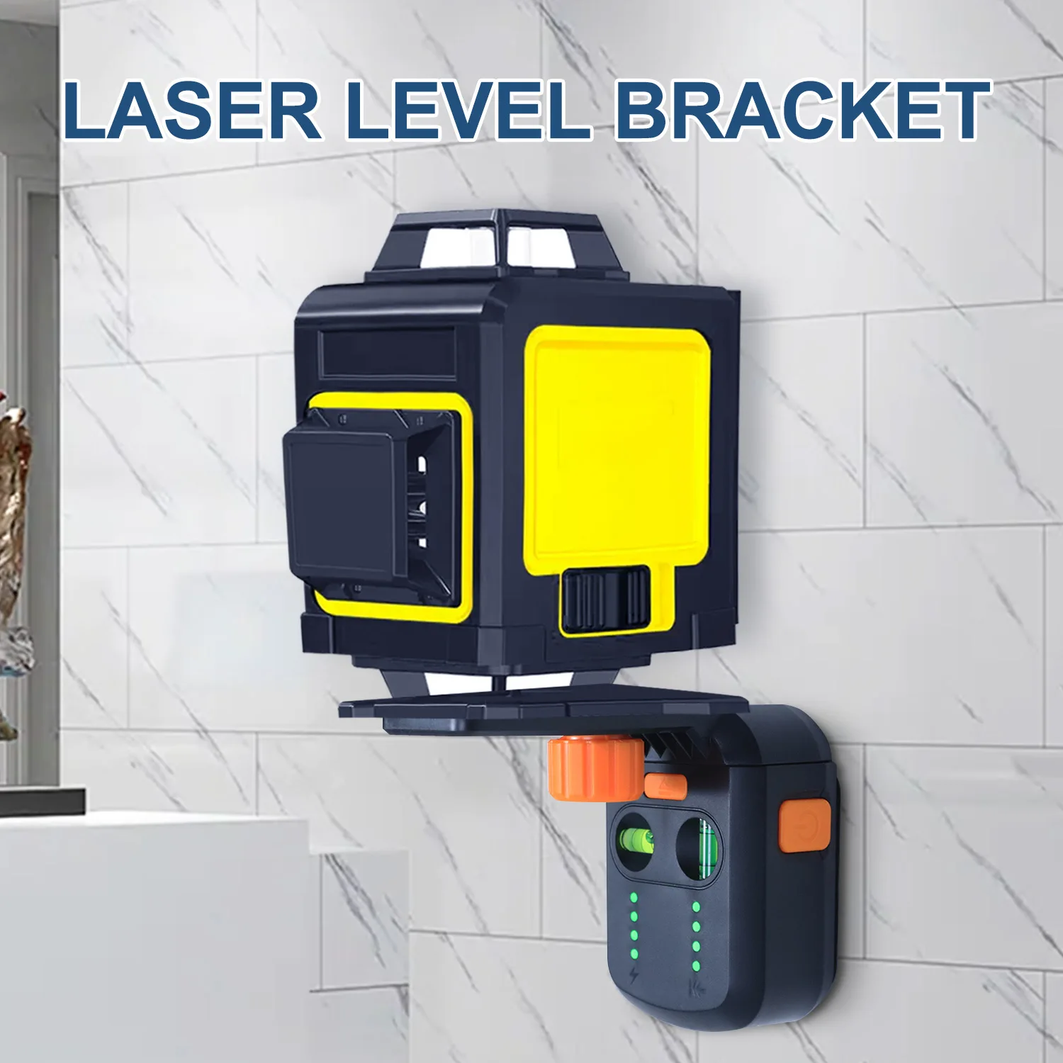 Imagem -03 - Caixa Elétrica do Coletor de Poeira da Perfuração do Verificador de Xin Vácuo da Sução da Parede do Nível do Laser l Suporte da Broca para a Decoração da Mobília