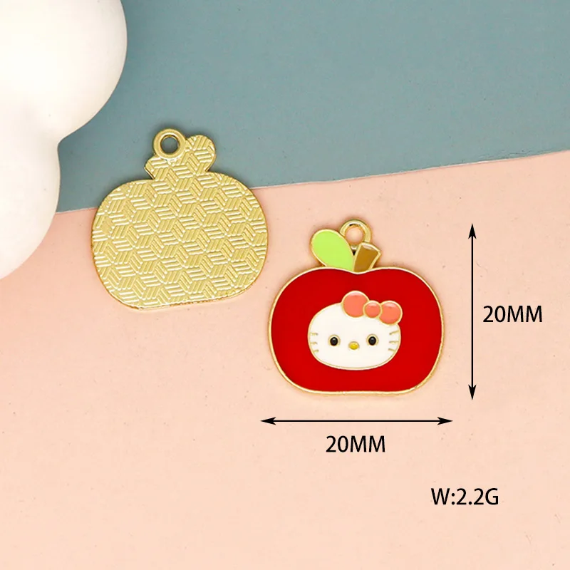 hello kitty cute DIY accessories bags clothing keychain accessories head bracelet pendant bulk wholesale charms halloween women