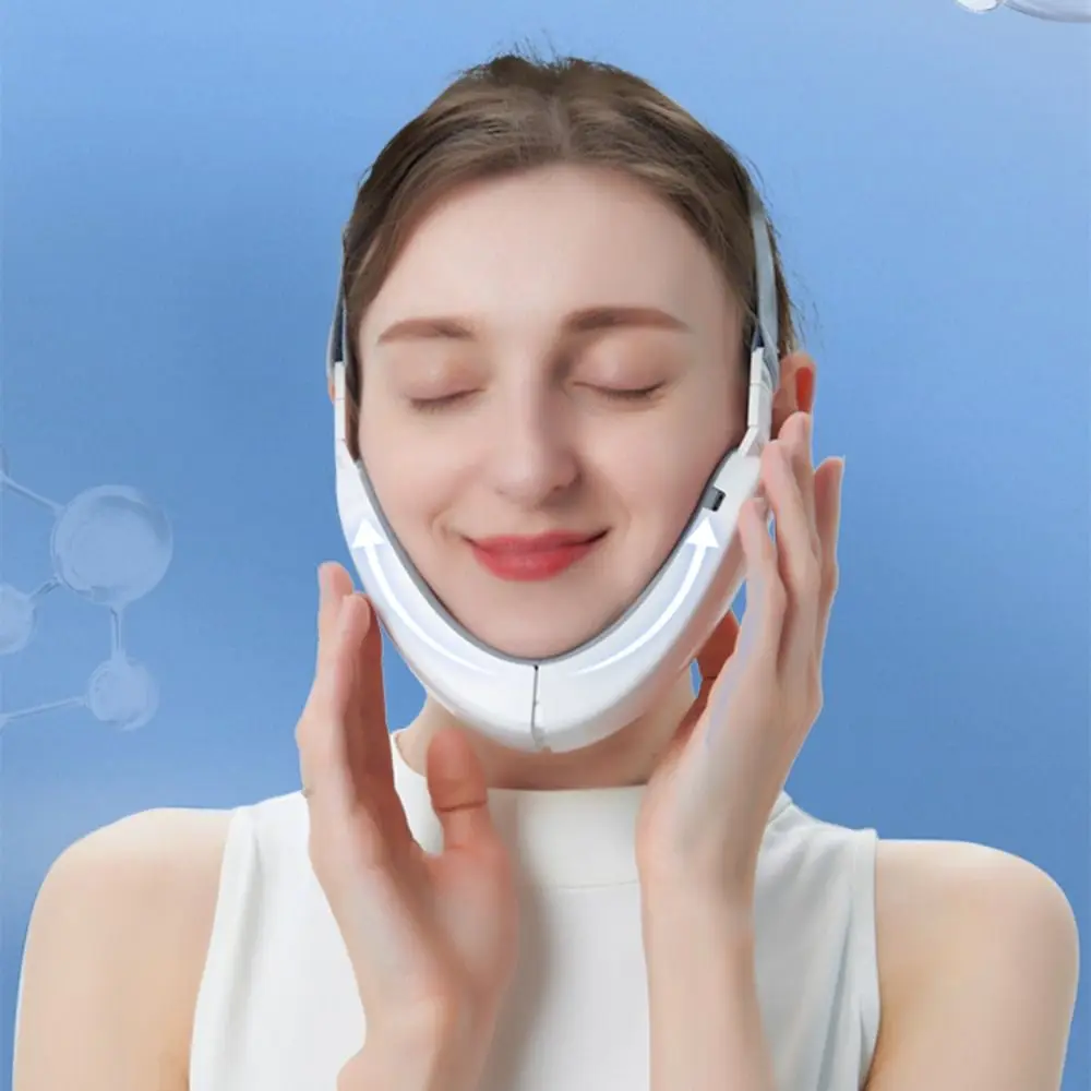 อุปกรณ์ยกกระชับผิวหน้า Micro Current Face Moulding Instrument เครื่องสําอางค์ Face Slimming Instrument V-Face Instrument