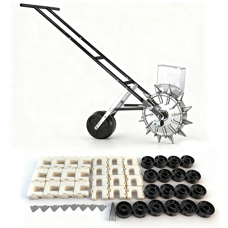

2026 hot sales Hand push corn planter adjustable spacing agricultural planting tool planter