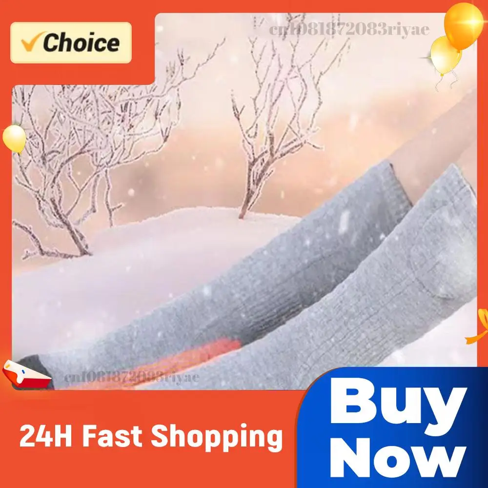 

Electric Heated Socks (No Battery) 3 Level Temperature Winter Heating Socks Fast Heating Winter Warm Thermal Socks for Men Women