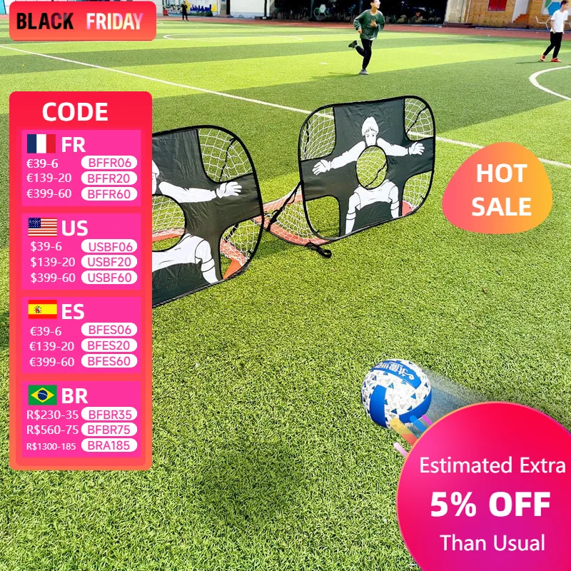 Two in One Portable and Foldable Mobile Children's Football Goal Football Tennis Stand Multifunctional Training Toy Ball Frame