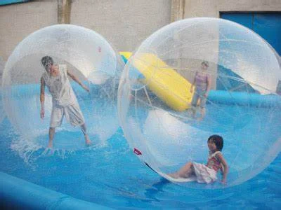2M aufblasbarer Wasserlaufball, aufblasbarer PVC-Zorb-Ball, wasserdicht, für Vergnügungspark, Schwimmbad, Wasserspielspielzeug