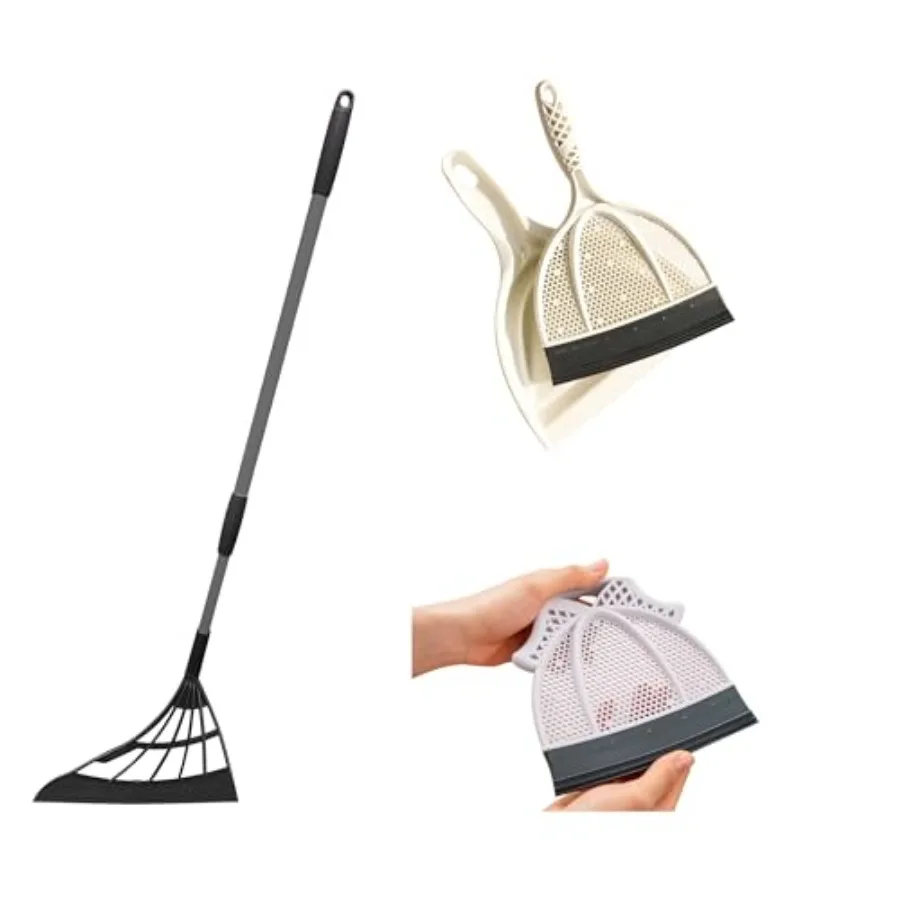 

Brush and Dustpan with Mini Pet Hair Remover