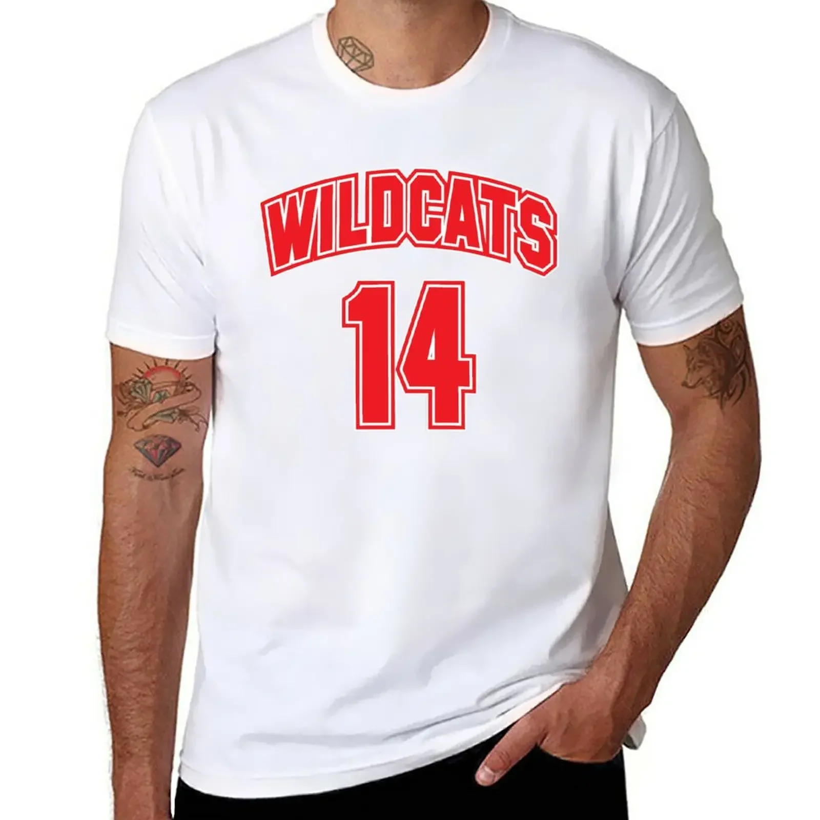 

Wildcats 14 T-Shirt funnys plus size tops heavyweights mens clothes