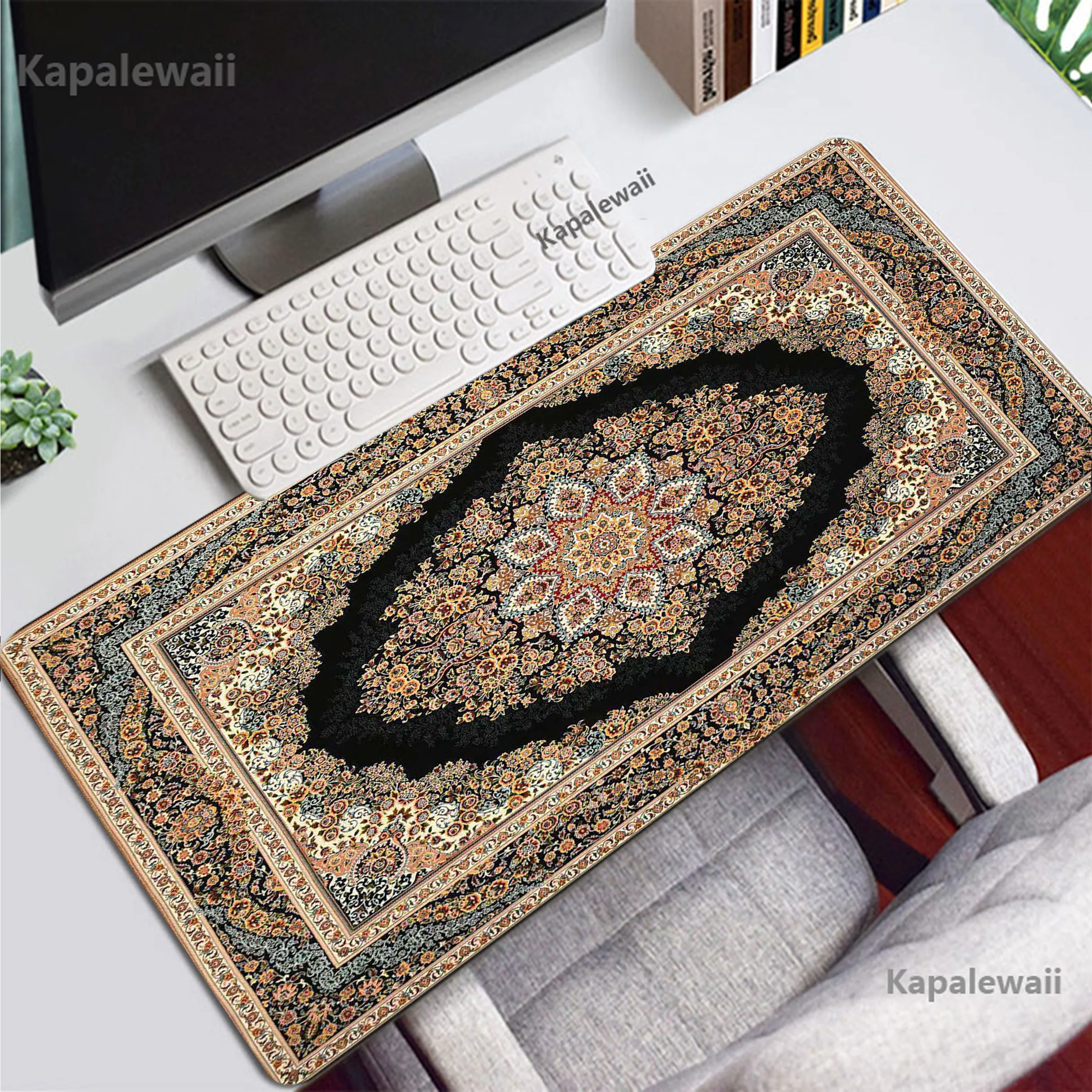 

Persian carpet Characteristic style Mouse Pad XXL Mousepad Rubber Keyboard Pads Gaming Setup Accessories Mouse Mat 900x400mm