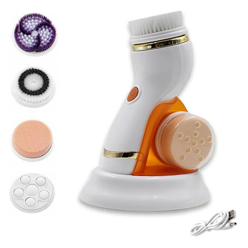 A005-перезаряжаемый скребок для лица, электрический скребок для лица для женщин и мужчин, глубокое очищение, нежное отшелушивание и массаж