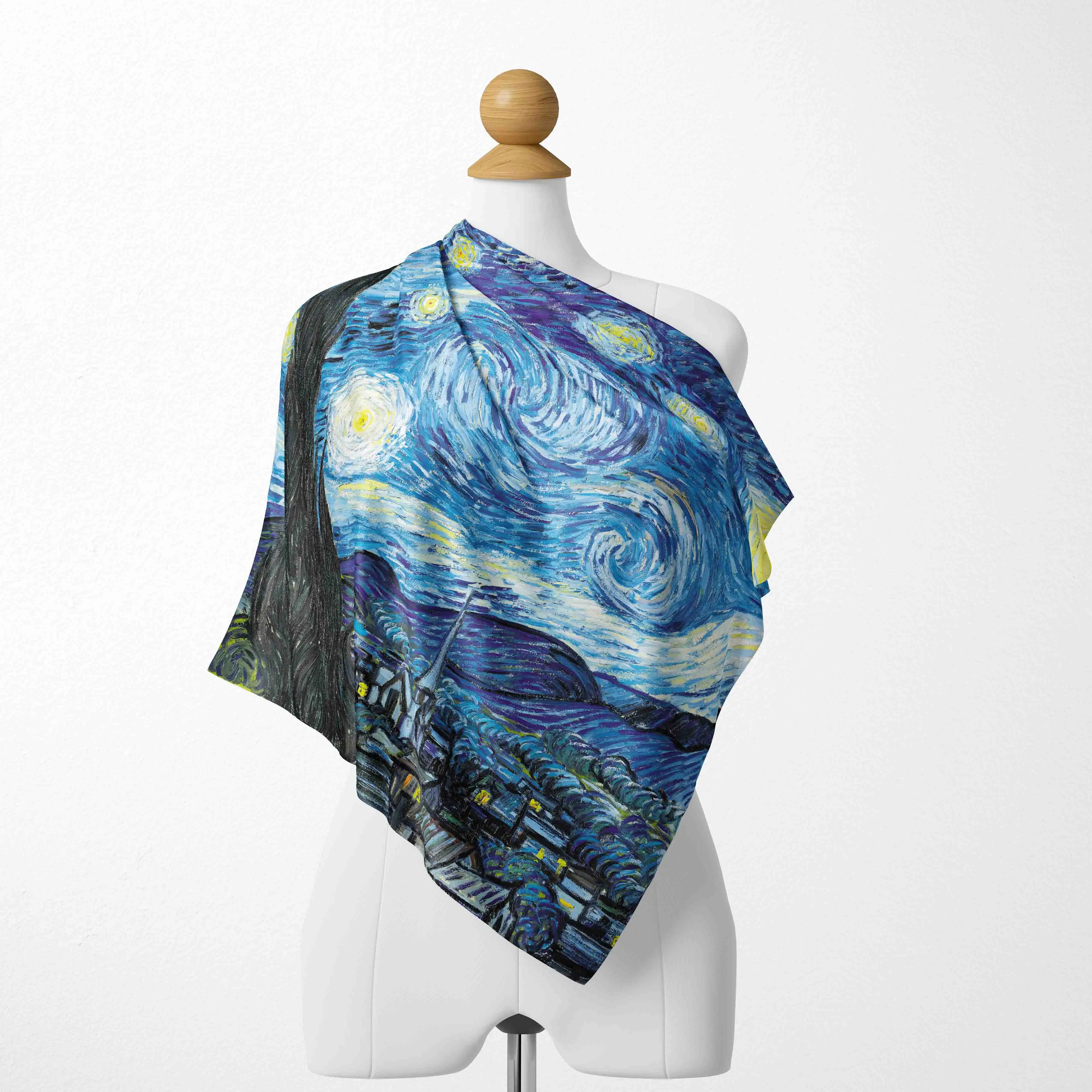 2023 Fashion  Luxury Autumn  Infinity Print  For Ladies Shawl women Oil Painting  Design  Scarf with  Women  Shawls Wraps