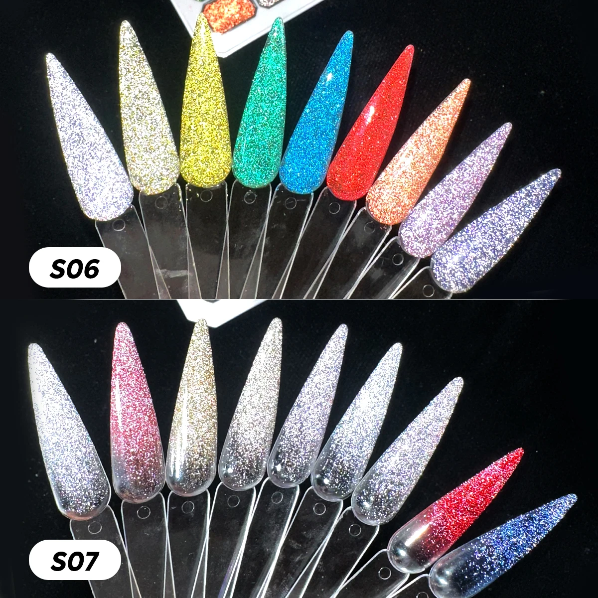 Neunfarbiges Diamant-Nagelgel, Geeignet für DIY-Nägel, Salon und Nageldesign – Detail 20
