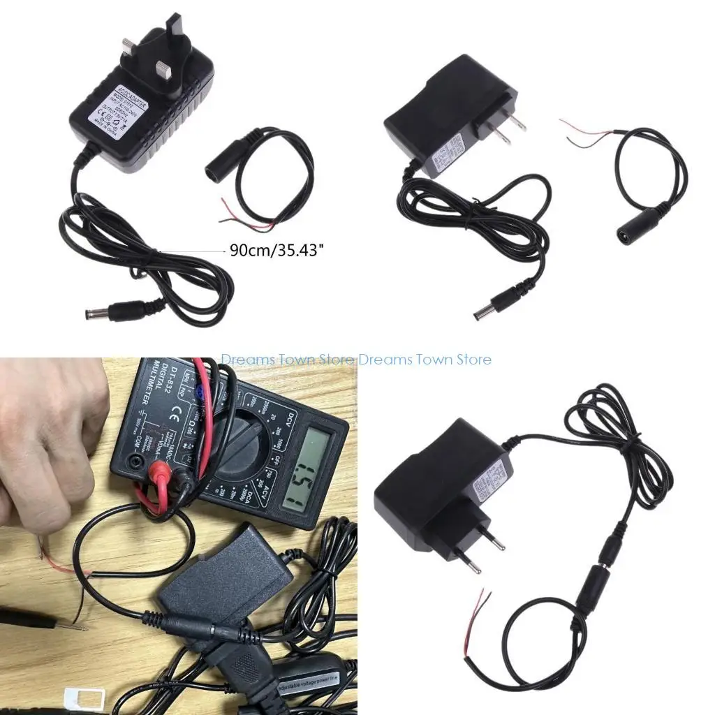 

HX6A 100-240V to for DC1.5V1A 2Pin Power Supply AA AAA Battery