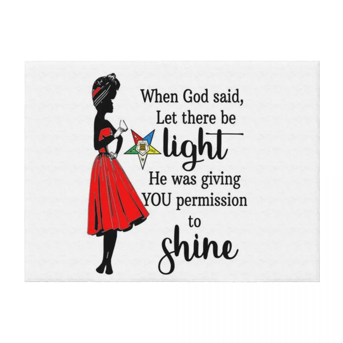 

OES Order Of The Eastern Star Logo Shine Freemason Throw Blanket Luxury Throw Luxury Designers Stuffeds Blankets