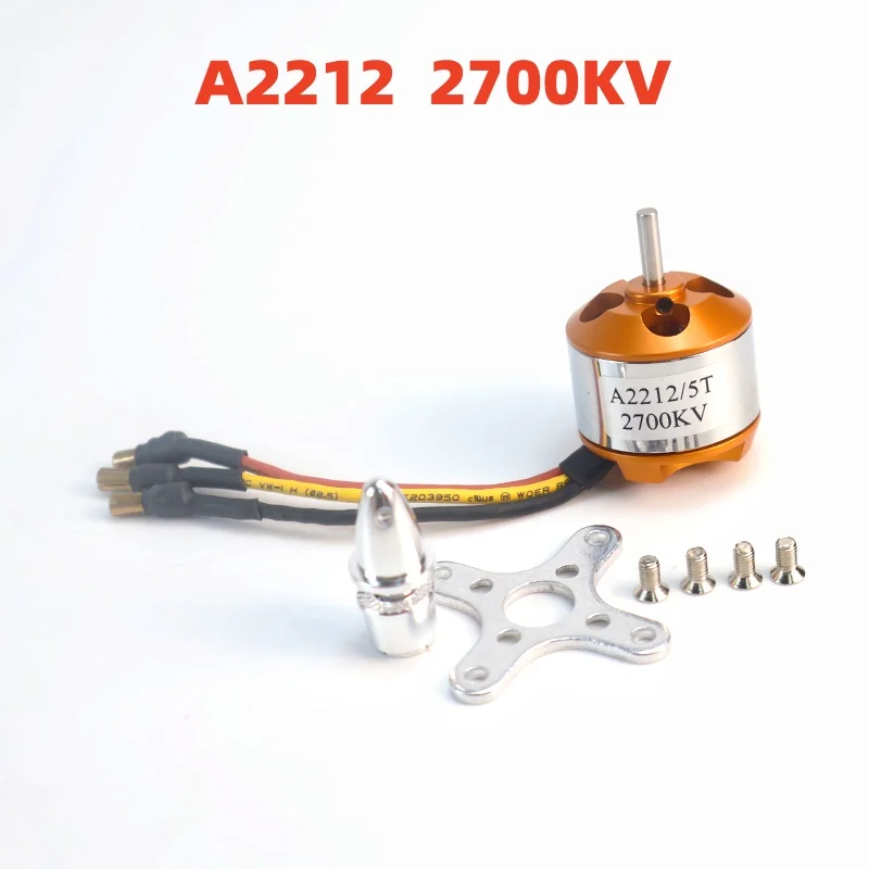 A2212 borstelloze outrunner-motor voor RC vliegtuigen vliegtuig multi-copter - meerdere KiloVolt-opties 930KV 1000KV 1400KV 2200KV 2700KV