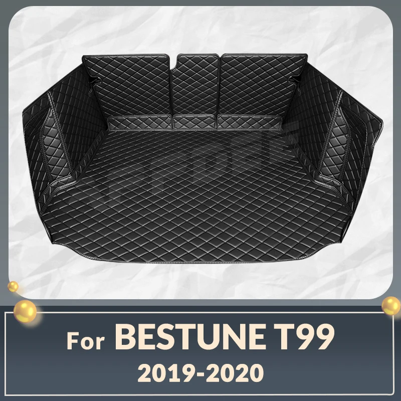 

Auto Full Coverage Trunk Mat For BESTUNE T99 2019 2020 Leather Car Boot Cover Pad Cargo Liner Interior Protector Accessories