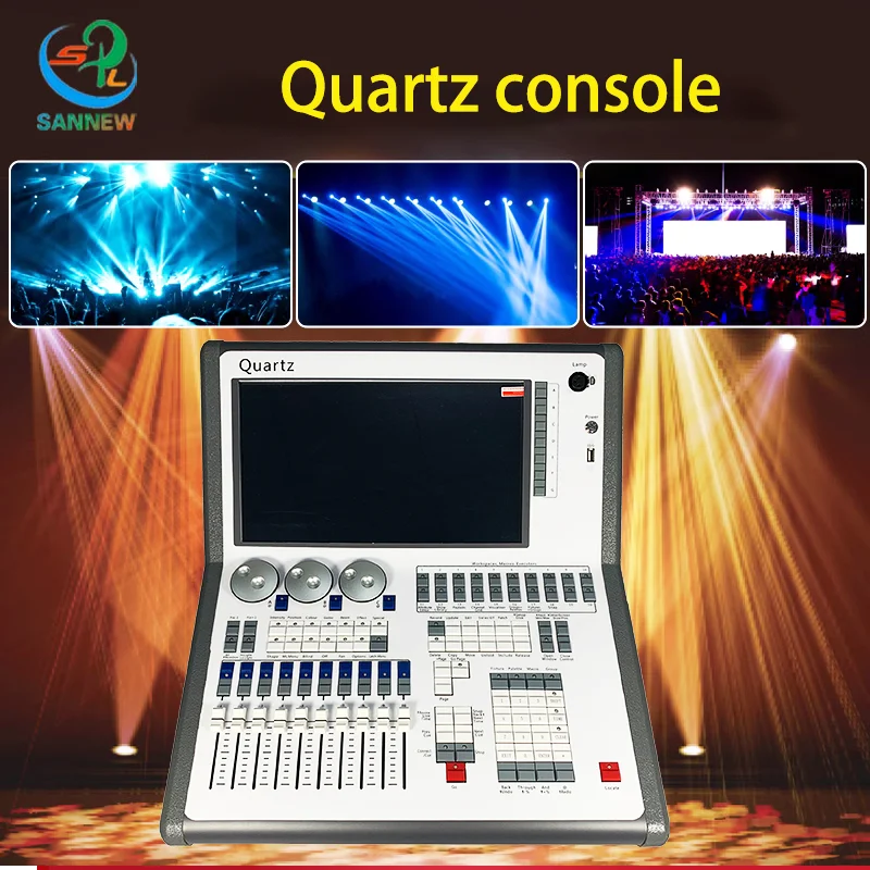 I5/I7 Quartz Dimming Console Stage Lighting Controller v16.0 free switching DJ Disco Beam Moving Head Light