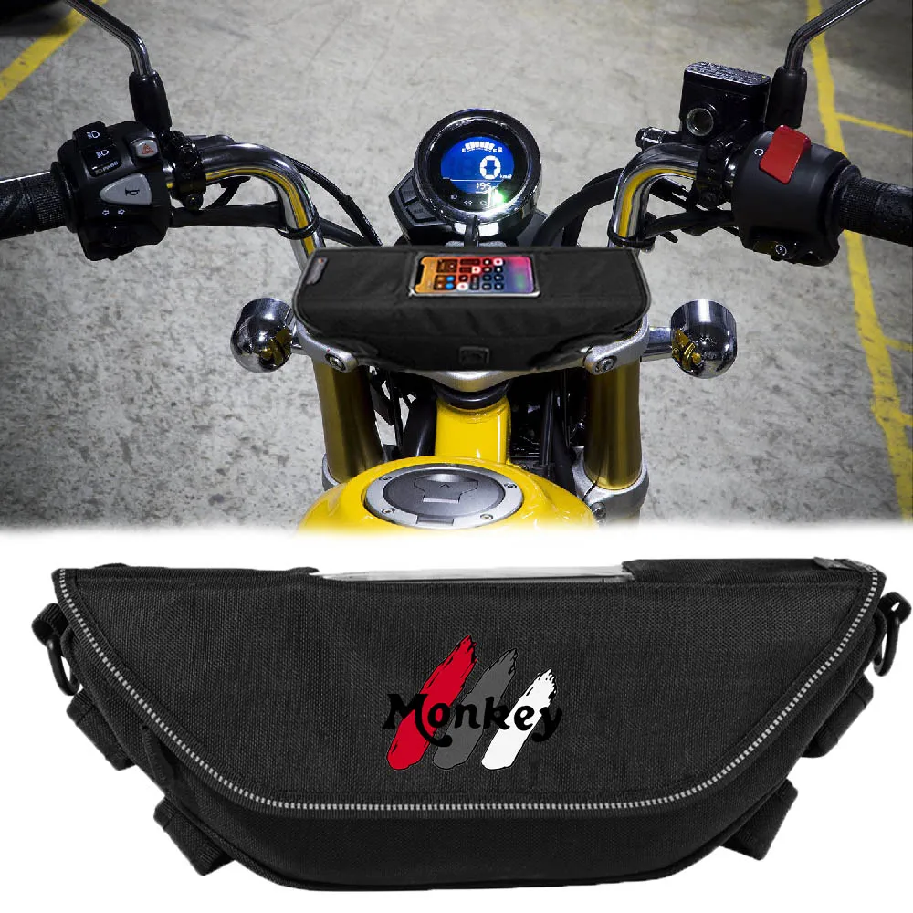 For Honda Monkey 125 monkey 125z Motorcycle accessory  Waterproof And Dustproof Handlebar Storage Bag  navigation bag