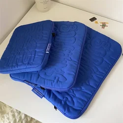 Embroidery Pattern Cute Shockproof Laptop Sleeve Case Bag 11 13 14 Inch For Macbook Ipad For Samsung Laptop And Tablet Pouch