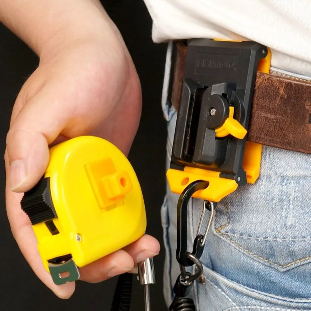 DIY Universal Quick Release Buckle Quick Attach Non-slip Tape Measure Holder ABS Portable Waist Buckle Hammer Wrench
