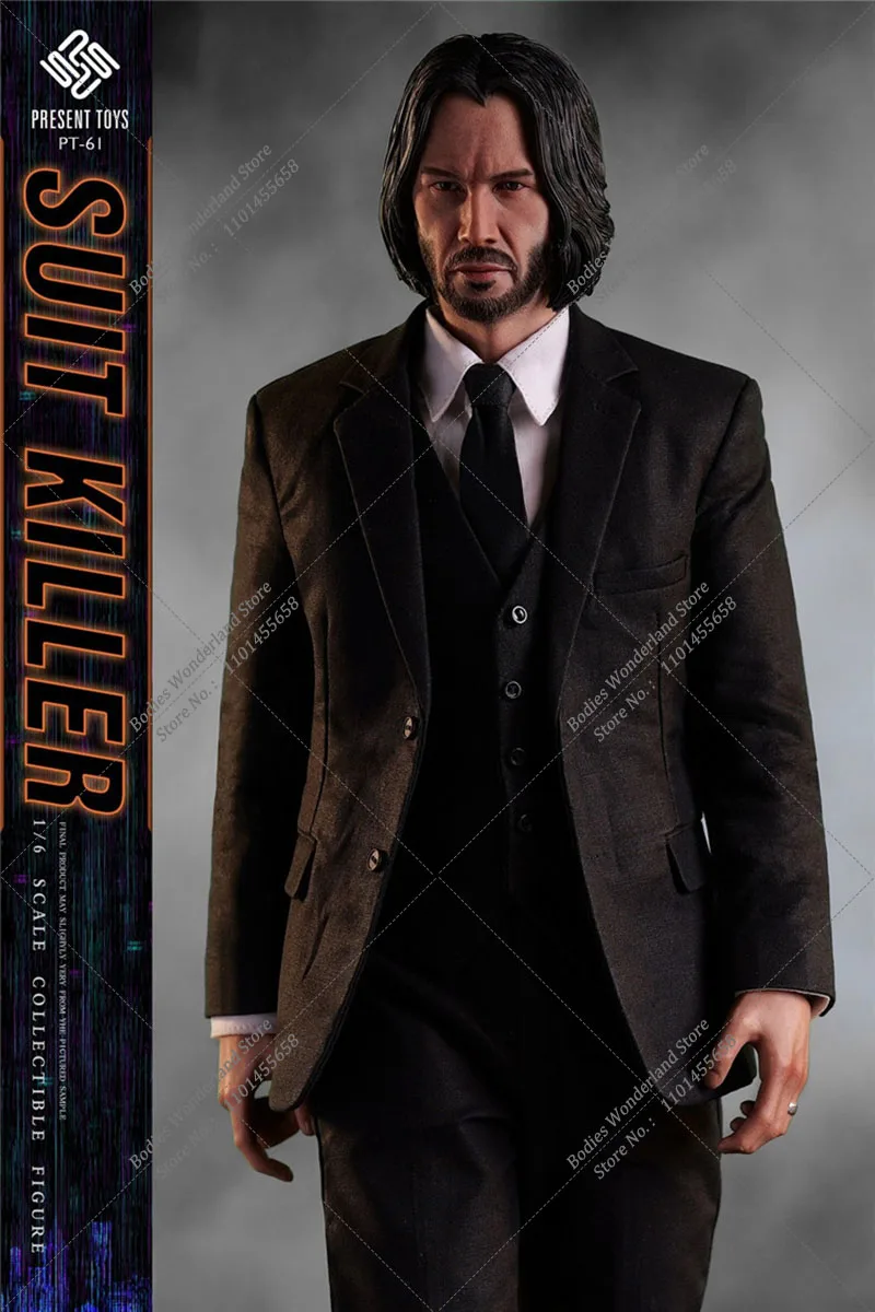 PRESENT TOYS  PT-sp61 1/6 Scale Collectible Suit Killer John Wick 12Inch Male Solider Action Figure Model Toys for Fans Gifts