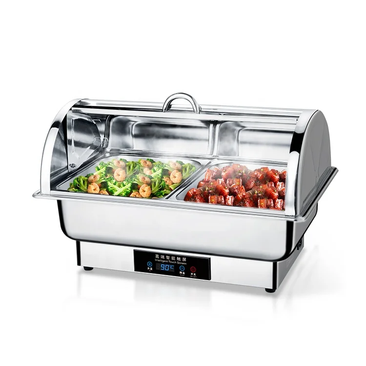 

Commercial Electric Food Warmer Full-Size Stainless Steel Chafing Dishes For Hotel & Restaurant Buffet Sets